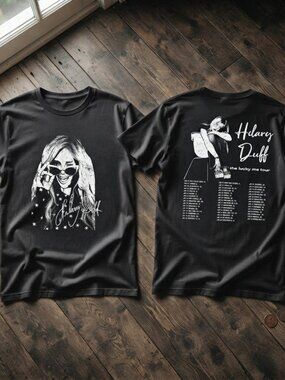 Hilary Duff The Lucky Me Tour Graphic T-Shirt